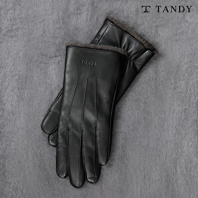 [1+1] 탠디 블랙모던 여성용 가죽장갑