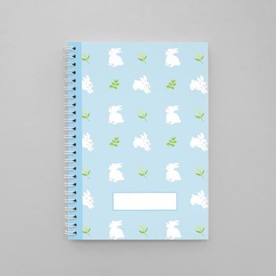 Petite rabbit in spring note