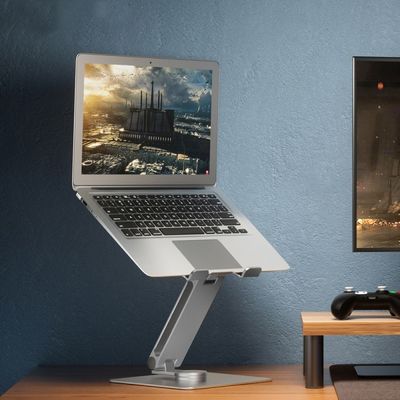 ABC 360도 회전 알루미늄 각도조절 노트북 받침대