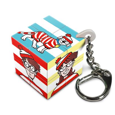 (알록) 월리를 찾아라 키링 미니큐브 ALC202