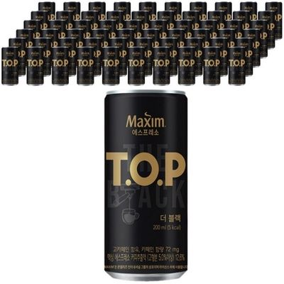 맥심 티오피 더블랙 200ml 36캔x2 무료배송