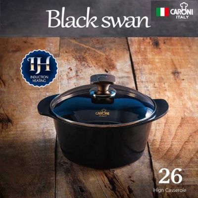 카로니 통주물 블랙스완 IH 냄비 26곰솥