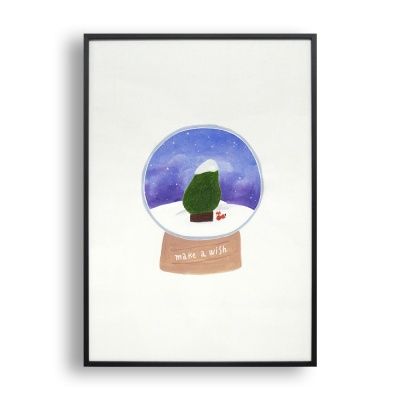 겨울소원/ 일러스트 액자