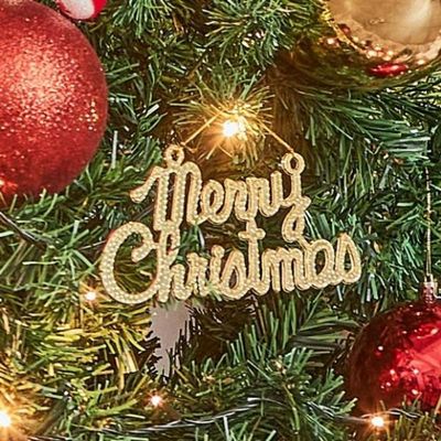 크리스마스 골드 로고 장식(대) (31.x)(WFG9OTR)