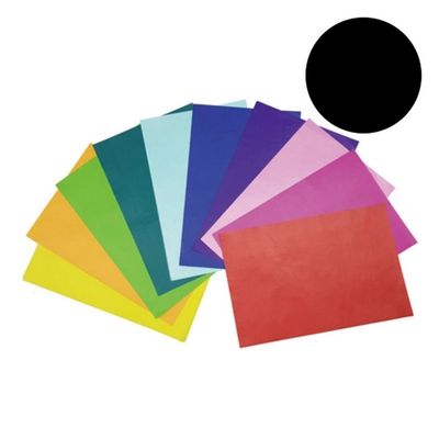 색습자지 색화지 8절 검정 100매입 360X240mm 포장지