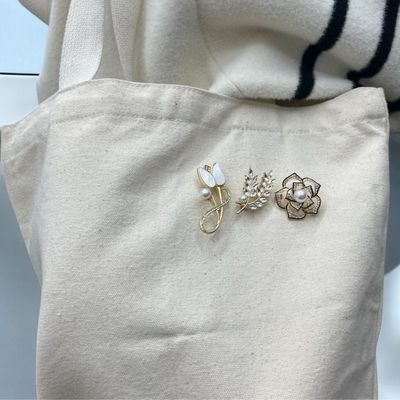 튤립 옷핀 브로치 진주(WFIVOJV)