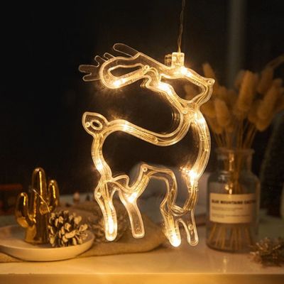 감성 행잉 LED 장식 전구(사슴) 줄조명 연말