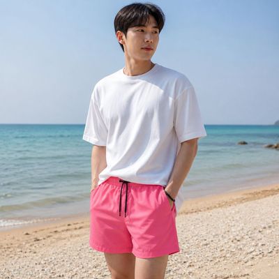 휴가 반바지 여름 3부 팬츠 남녀공용 비치웨어 13color 13가지 색상(WFPFDLT)