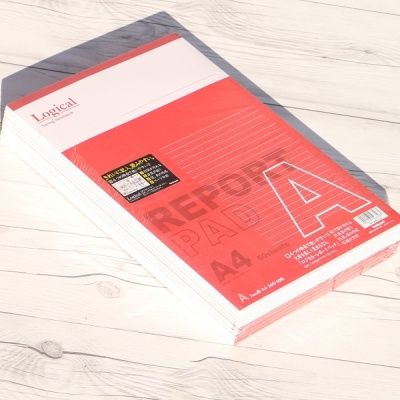 A4 50매×10권/팩 논리노트 고급 레포트용지..나카바야시 로지컬 레포트패드 d-11s