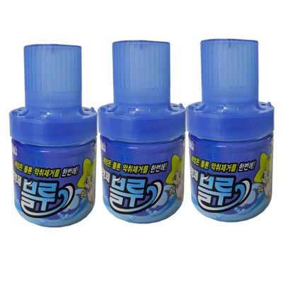 크린스타 병모양 양변기 세정 탈취제 3개(W5F982B)