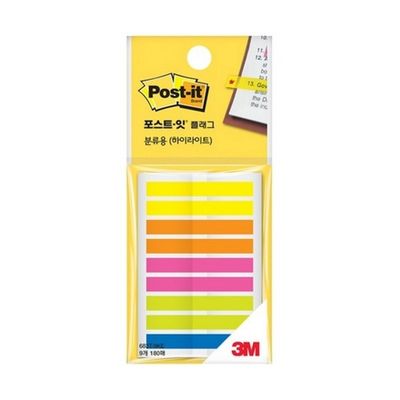 3M 플래그 9색 683T-9KE 인덱스 스티커 하이라이트 14