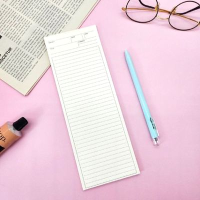 사무용 메모지 긴 할일 메모 노트 수평선(WE7EFE2)