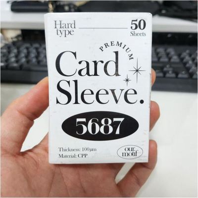 5687 포카 슬리브 필름 (50개입) 포토 카드 홀더