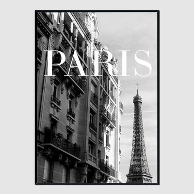 모던 인테리어액자 Paris Text 3 A2사이즈(WFFW3HB)