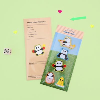 Panda's day 스티커