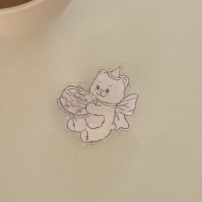 vintage bakery bears 디자인 [아크릴스마트톡]