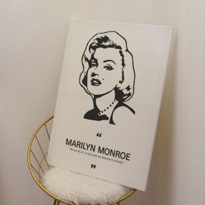 pl474-캔버스액자72.7x53_마릴린먼로명언(세로)
