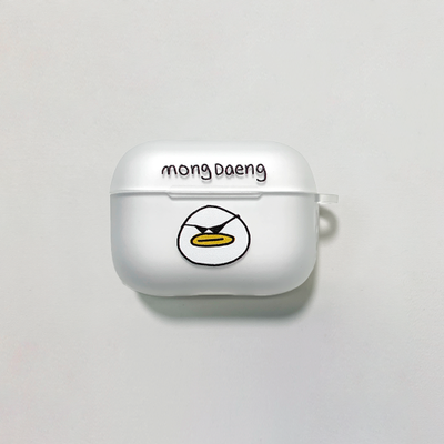 Sunglass Kimbbaduck airpods case 썬그리빠덕 얼굴 T