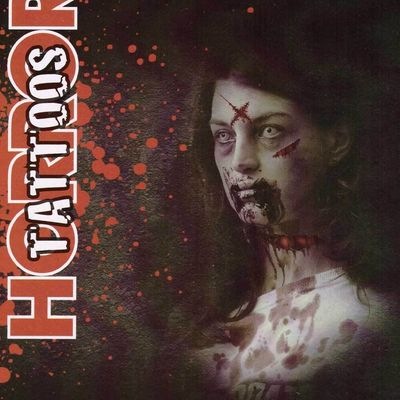 리얼 3D 호러 타투 15 이마 광대 목(WCF1248)