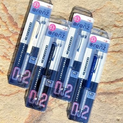 펜텔 0.2mm 샤프펜슬 오렌즈 프리미엄 모델-메탈그립