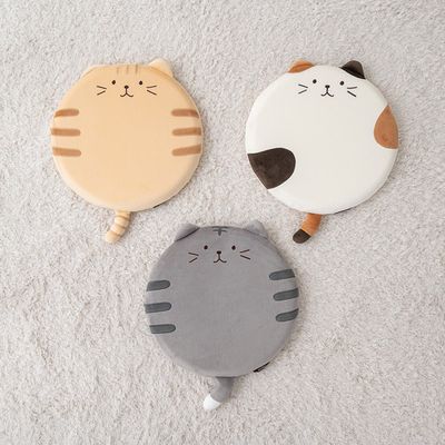 고양이 극세사 메모리폼 방석 3color