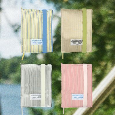 [프롬디얼리던] 패딩 스트라이프 북커버&다이어리커버