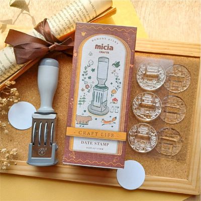 미시아 MICIA 축복의 화환 날짜 스탬프 세트