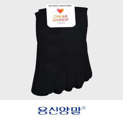 숙녀 오마샤리프 발가락 무지미니 양말(WFJ6ABS)