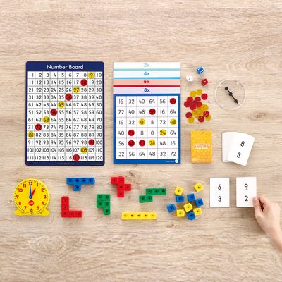 [EDX] 홈러닝 초등학교 수학키트 8-10세 교구 시계