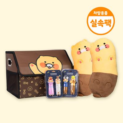 (실속팩) 카카오프렌즈 차량용품 패키지 세트