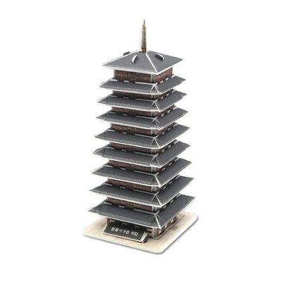 황룡사 9층 목탑 3D 입체퍼즐 사회 역사 조립 학습 교구(WADBEDB)