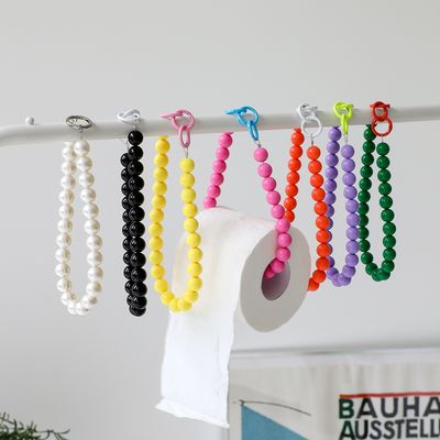 비즈 구슬 두루마리 화장지 휴지걸이 7color