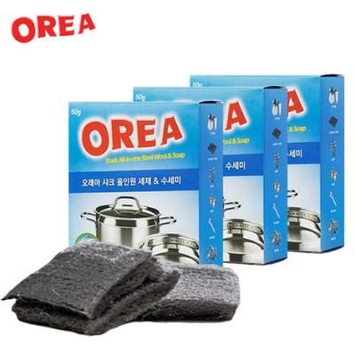 오래아 샤크 올인원 일회용 수세미 3개