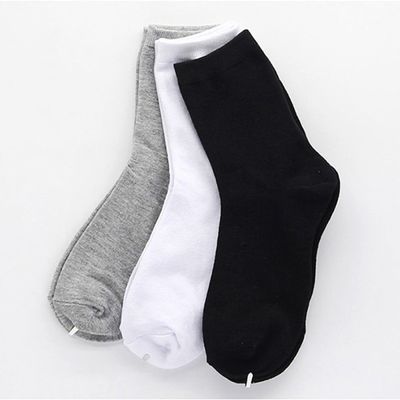 흰색 양말 직장인 무지 1켤레 남자 중고등학생 회사원