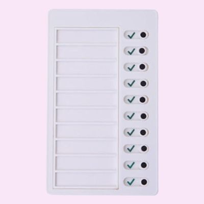 체크리스트 투두리스트 to do list 주간업무 플랜(WFLRAO6)