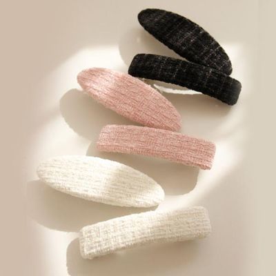 제이로렌 트위드 타원 일자 세트 자동핀 H01116