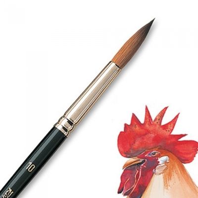 라파엘 Kolinsky-orange tip round 8404 3/0호