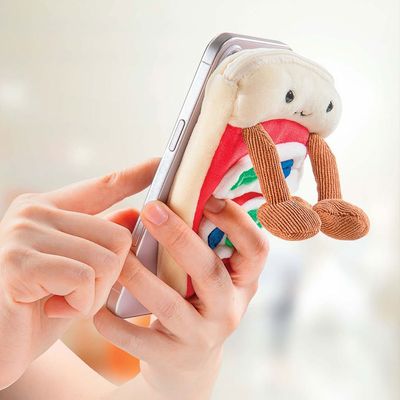 [맥모지] 폰 뒤에 찰싹! 붙이는 인형+파우치케이스