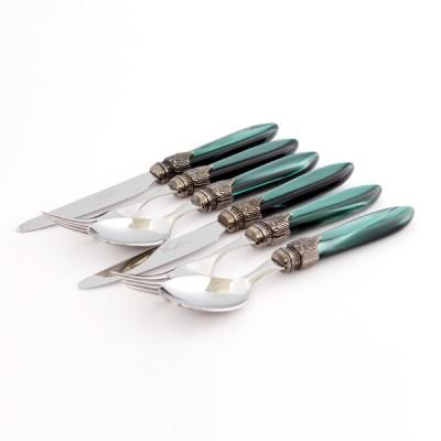 [리바도시]라울라 주석 디저트 2인조 6p 셋트(그린)