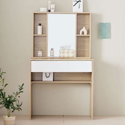 라일 콘솔 수납 화장대 거울 세트 800 (착불)