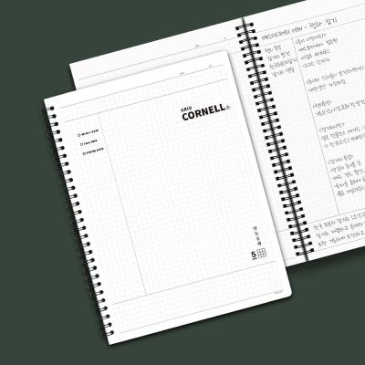 핑크풋 PP코넬그리드노트