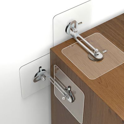 가구 벽 고정 책장 흔들림 안전 브라켓 벽 지지대 