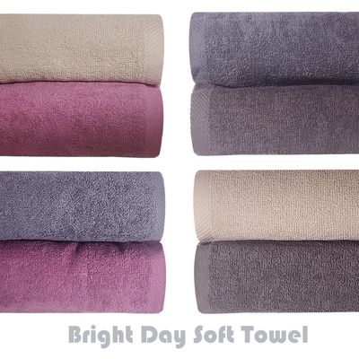 혜명몰 브라이트데이 호텔라인 타올 2P 세안 수건 선물용타월 도톰한수건 세면타월 세수수건 헬스장수건(WFPBDVO)