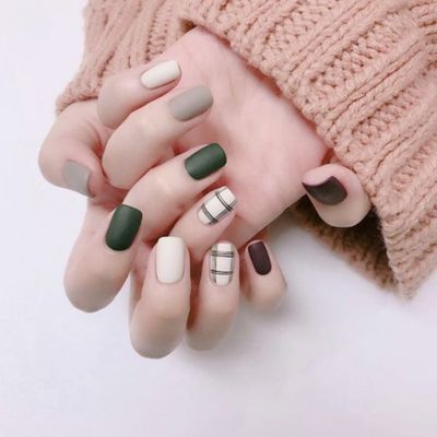 모던심플 블링블링 네일스티커 010