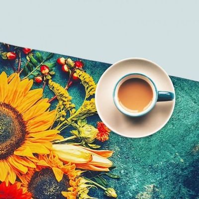 해바라기 패브릭 포스터 천 인테리어(WFGVLJ0)