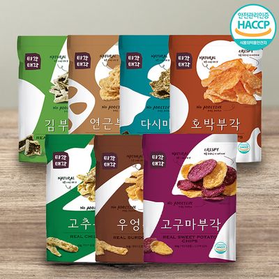 바삭 부각(김+연근+다시마+호박+고추+우엉+고구마)