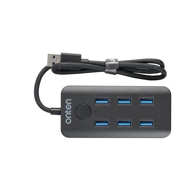 6포트 멀티허브 USB Hub / RJ45 인터넷 유선랜 포트