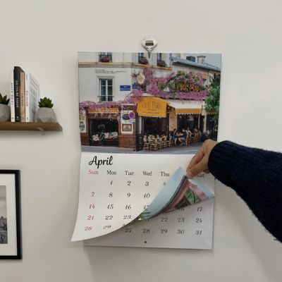 2026 유럽 감성 사진 벽걸이 달력