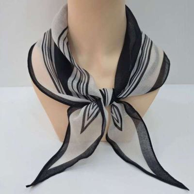 [애슬릿]마름모 스카프 미니 쁘띠 다이아몬드 여성