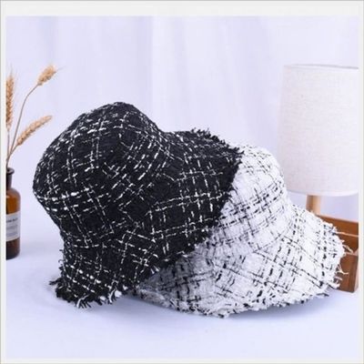 bns 체크무늬 여성용 데일리 버킷햇 벙거지 모자(WFLIPT8)